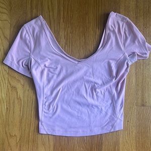 Link pink align shirt